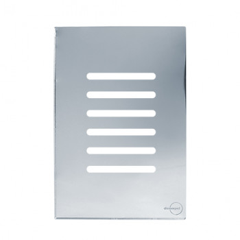 Placa p/ 6 Interruptores 4x2 - Novara Glass Espelhada